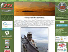 Tablet Screenshot of fishingvancouver.com